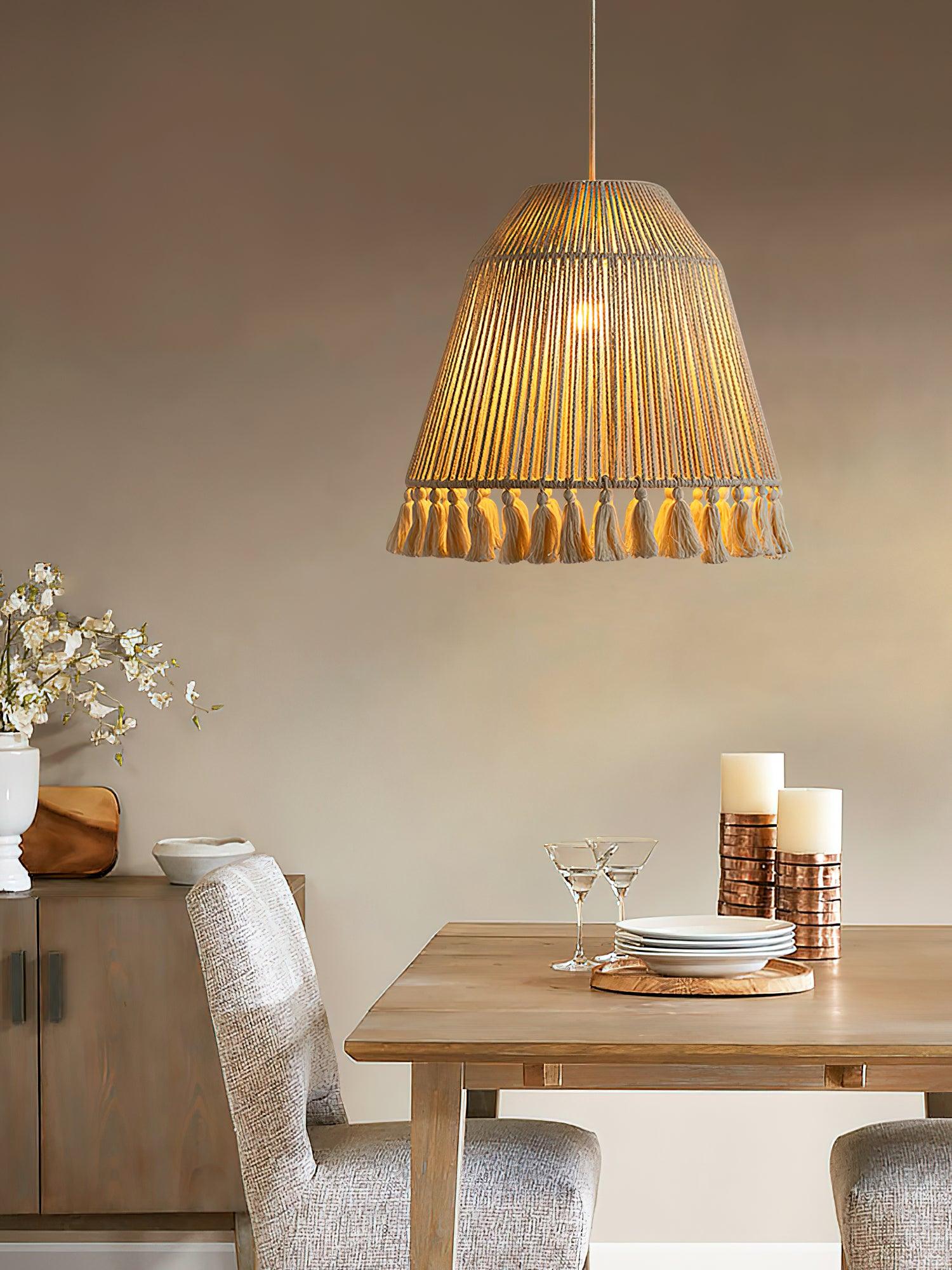 Alsolia – Traditional Rope Pendant Light