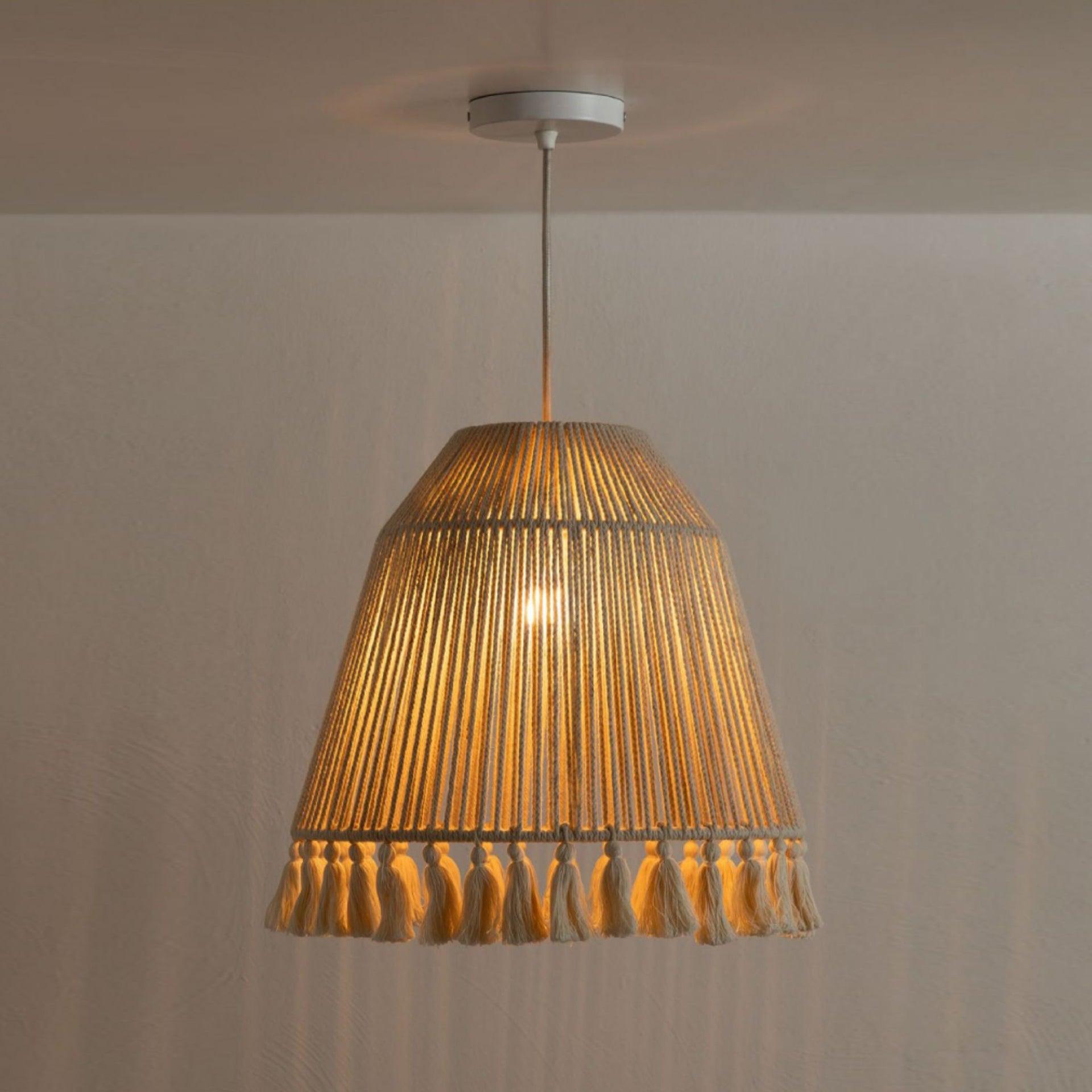 Alsolia – Traditional Rope Pendant Light