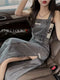 Chloe | Vintage Geïnspireerde Denim Overall Jurk