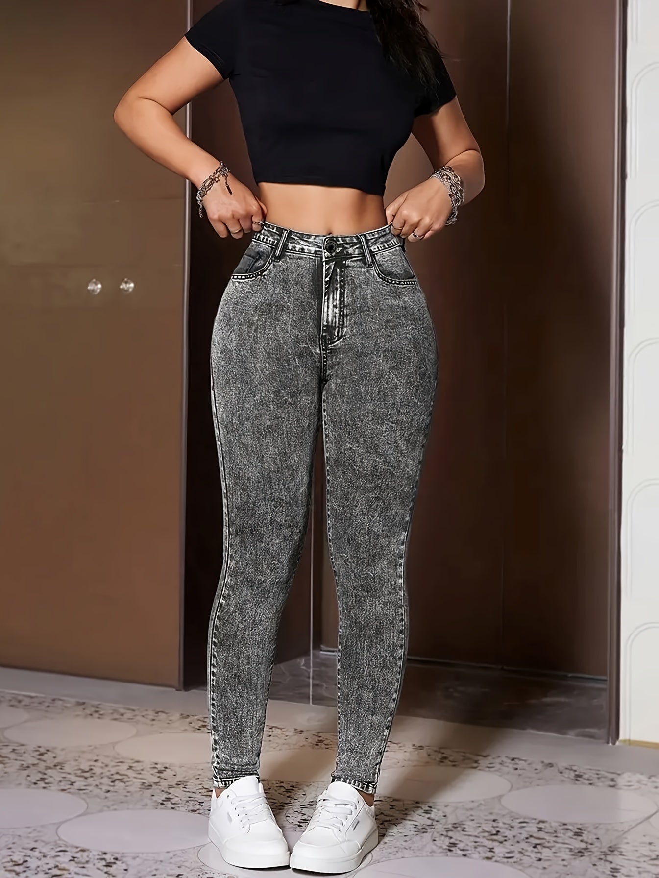 Chloe | High-Waisted Stretch Jeans