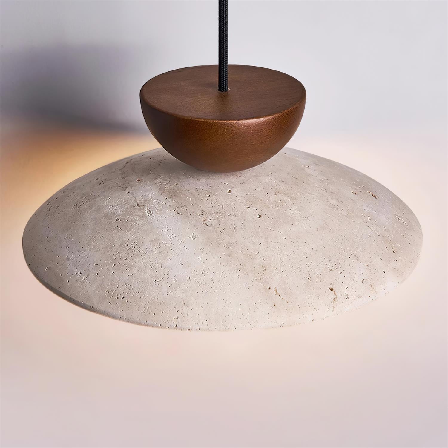 Clavelle - Travertine Pendant Light