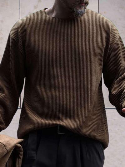 Jowan - Stylish Ribbed Sweater Men
