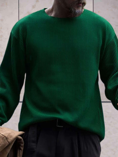 Jowan - Stylish Ribbed Sweater Men