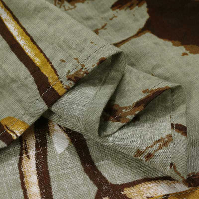 SASKIA - Lange jurk met vintage bloemenprint