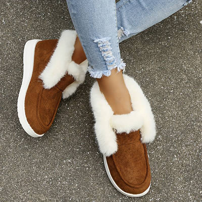 Lancy - Cozy Fluffy Sneakers for Women