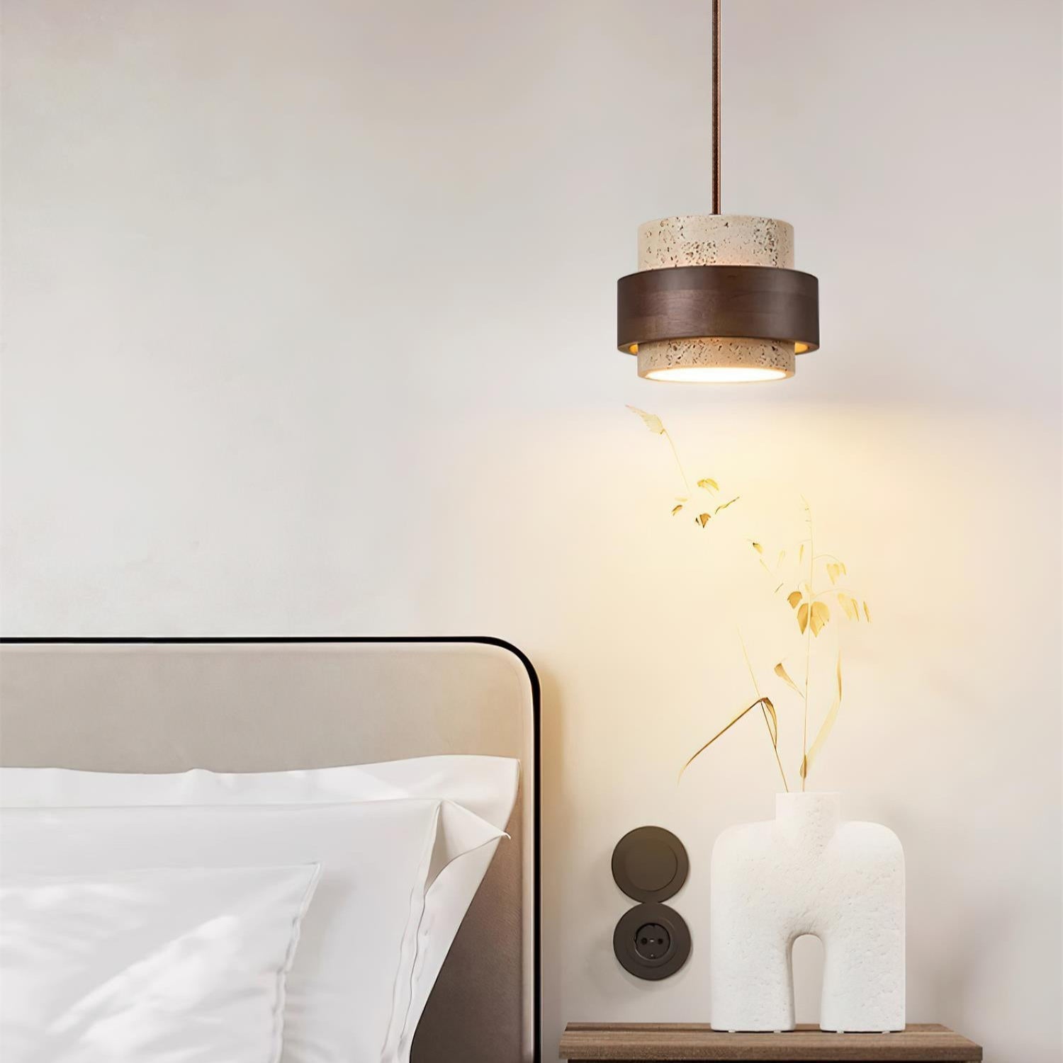 Aurelian – Travertine Pendant Light