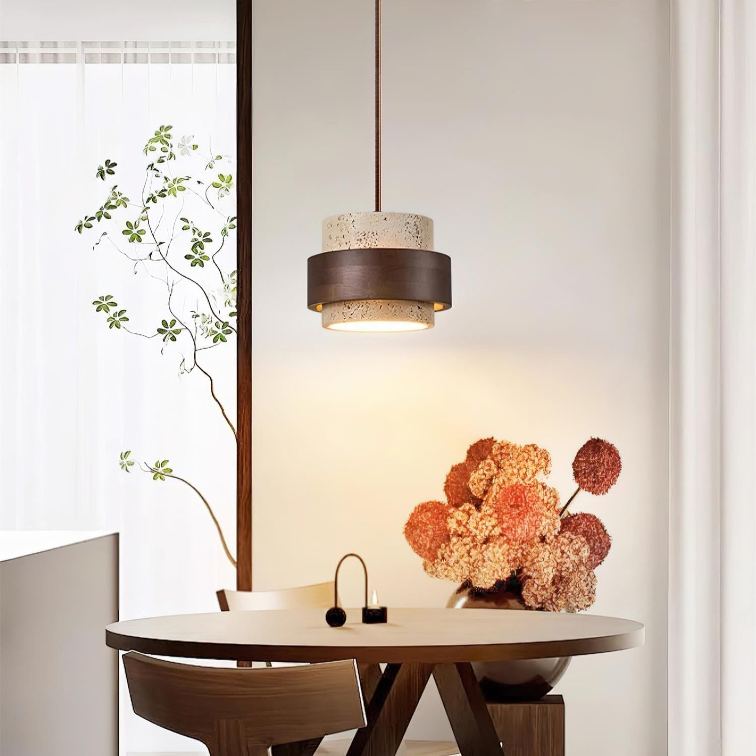 Aurelian – Travertine Pendant Light