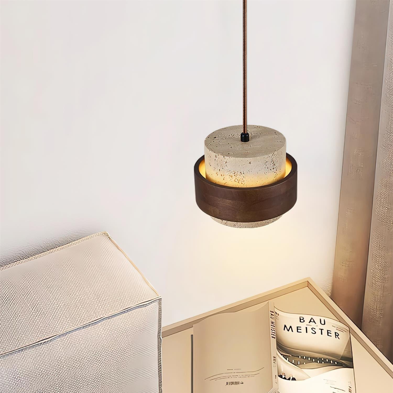 Aurelian – Travertine Pendant Light