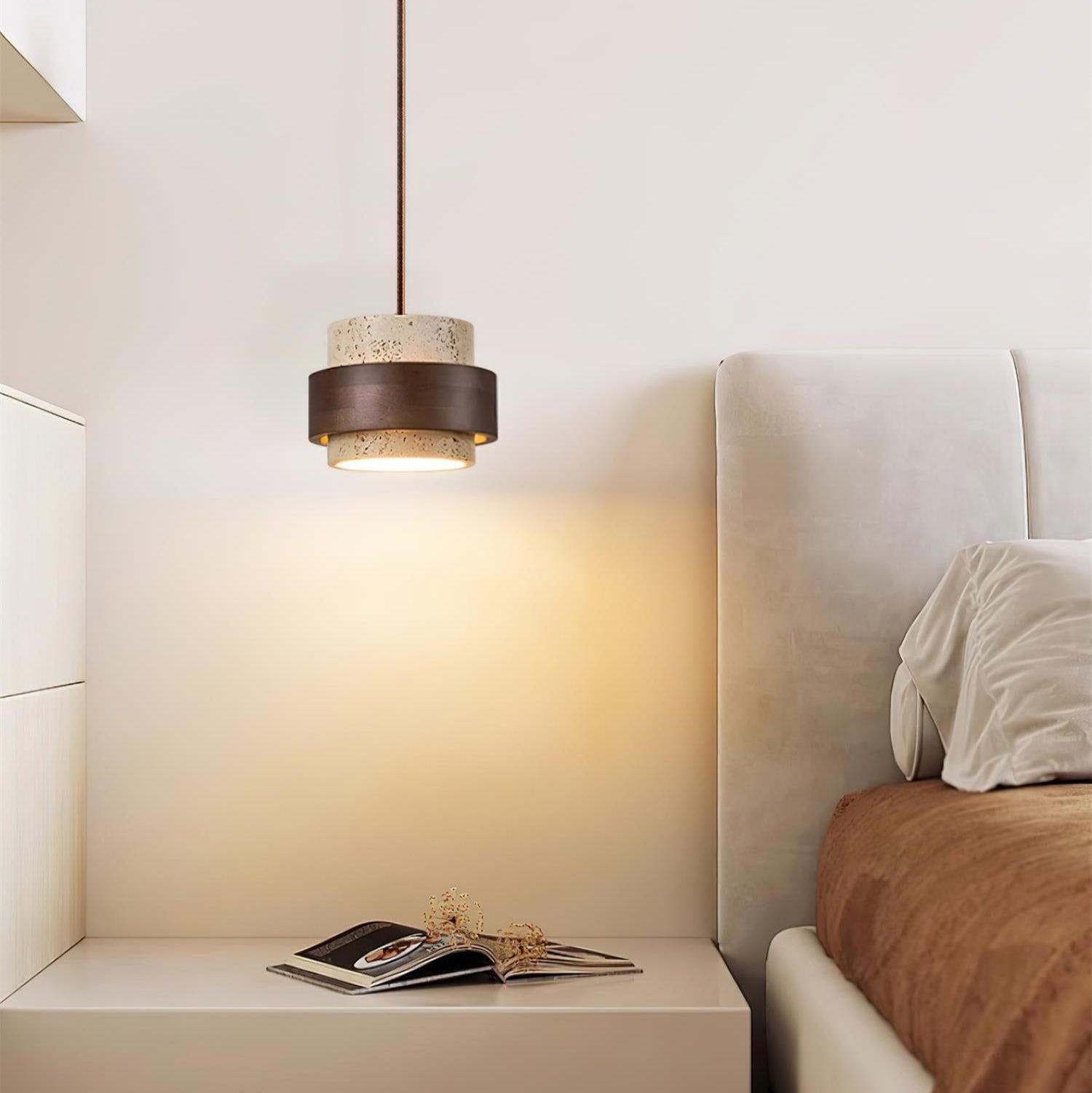 Aurelian – Travertine Pendant Light