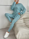 Coraline | Geribbelde Hoodie Set met Skinny Broek