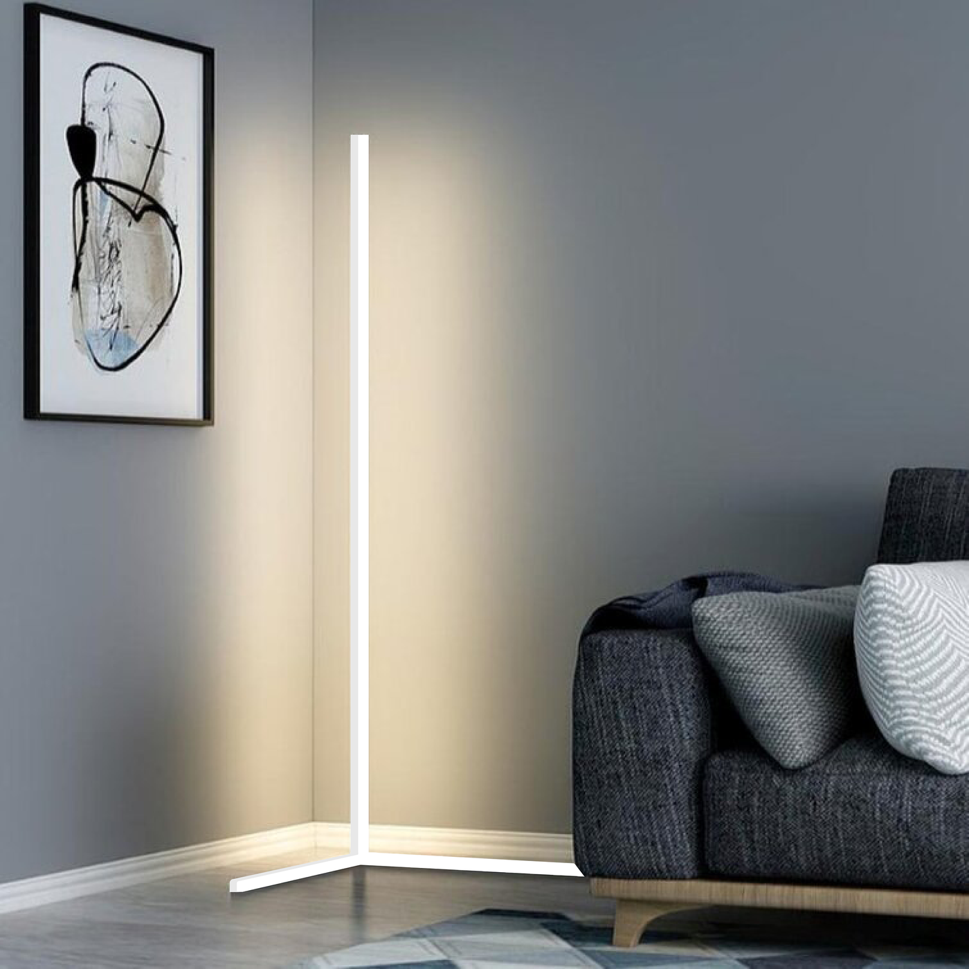 Corner floor lamp 