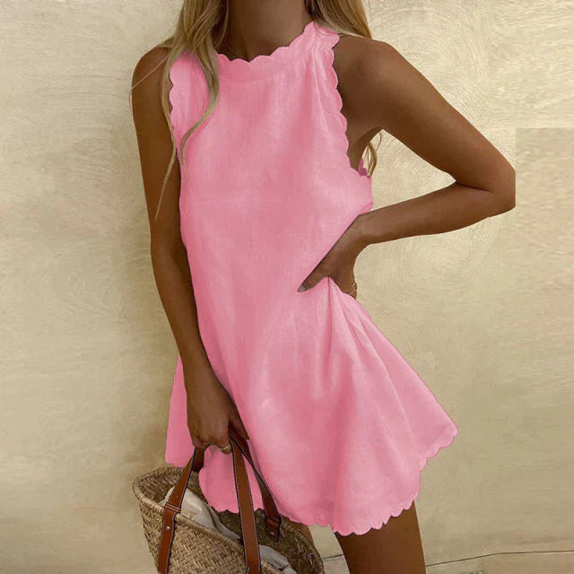 Lainey - casual mouwloos zomerjurk