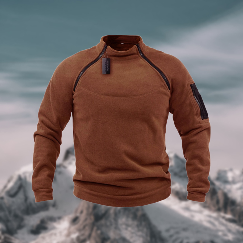 Winddichte en tactische fleece trui voor mannen