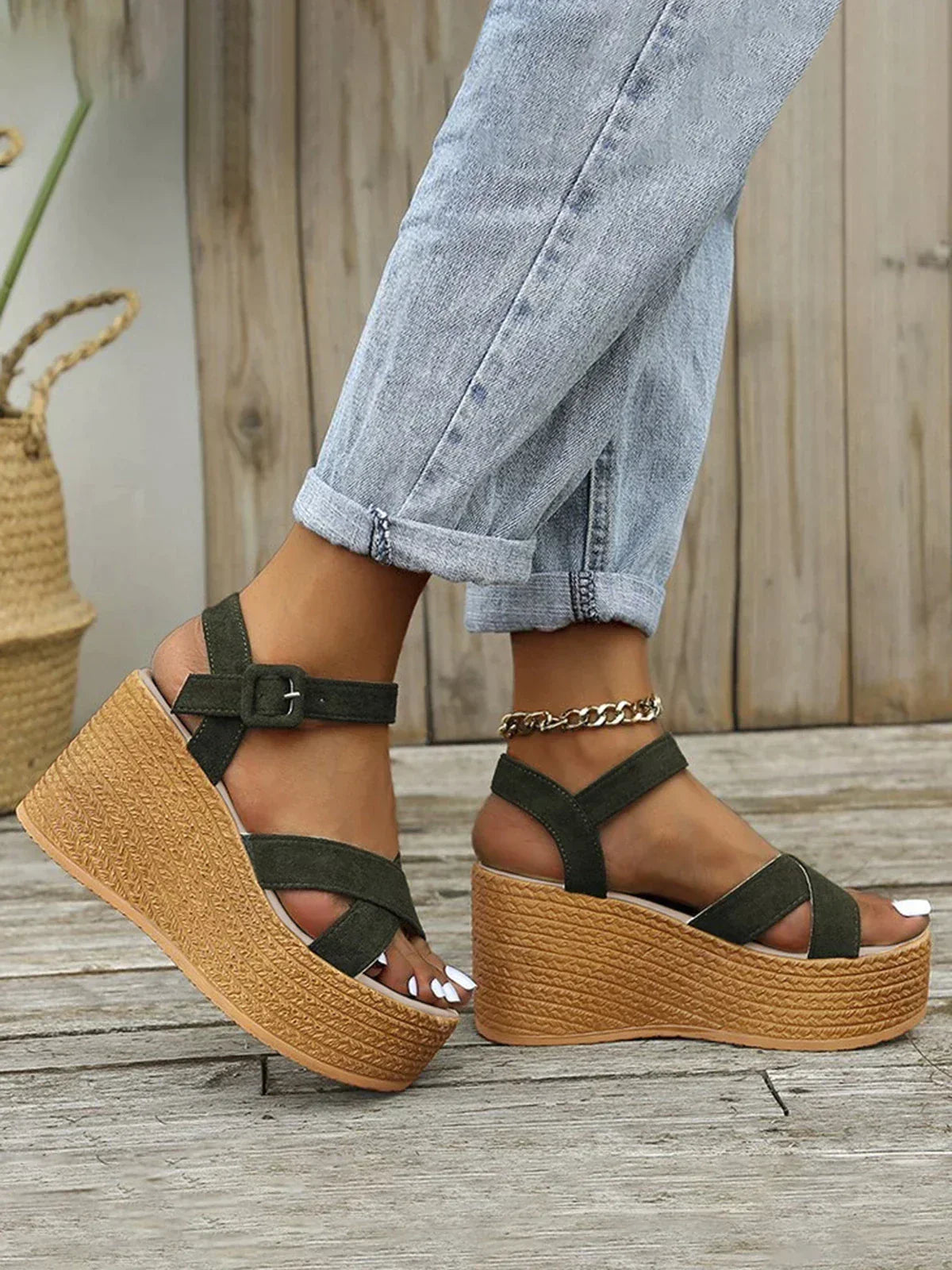 ELAINE - Orthopedic wedge heels