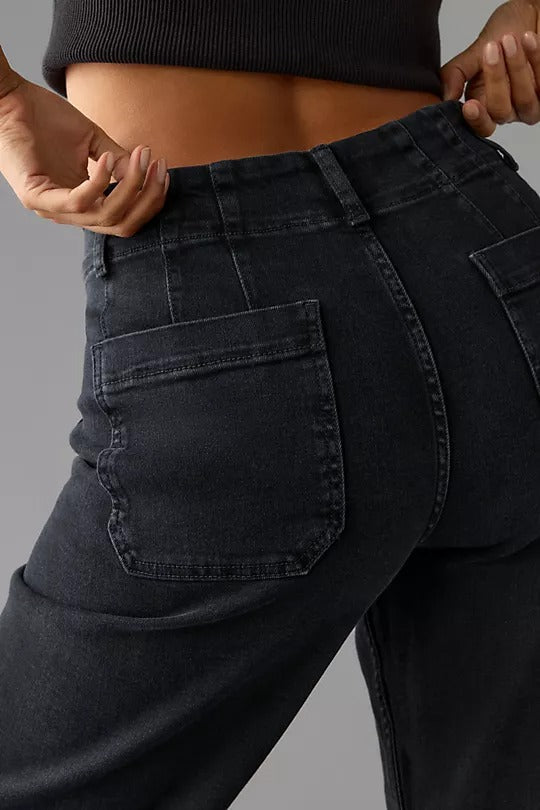 Chelsey - Stretchy Broek met Hoge Taille
