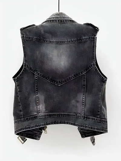 Denim vesten voor dames - Debi