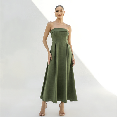 Ursula - Elegante strapless jurk