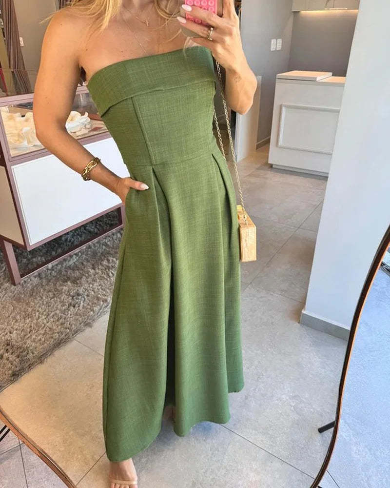 Ursula - Elegante strapless jurk