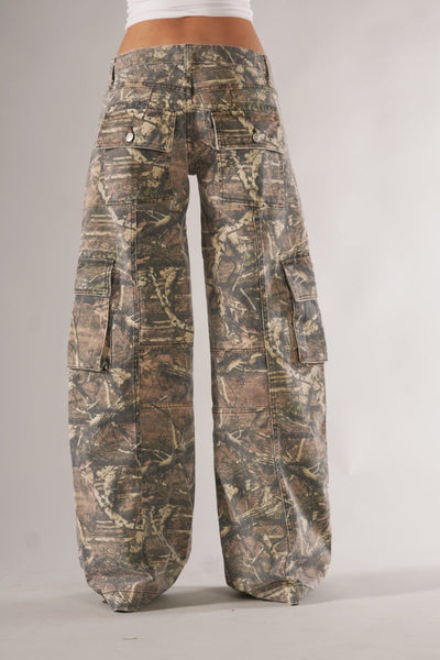 Sheba - Camo Cargo Broek voor Vrouwen