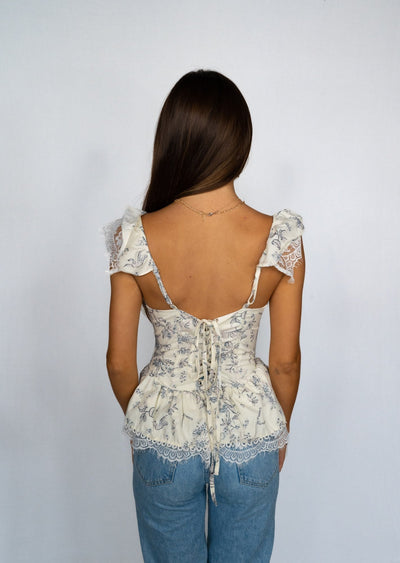 Helia - Romantic Corset Top