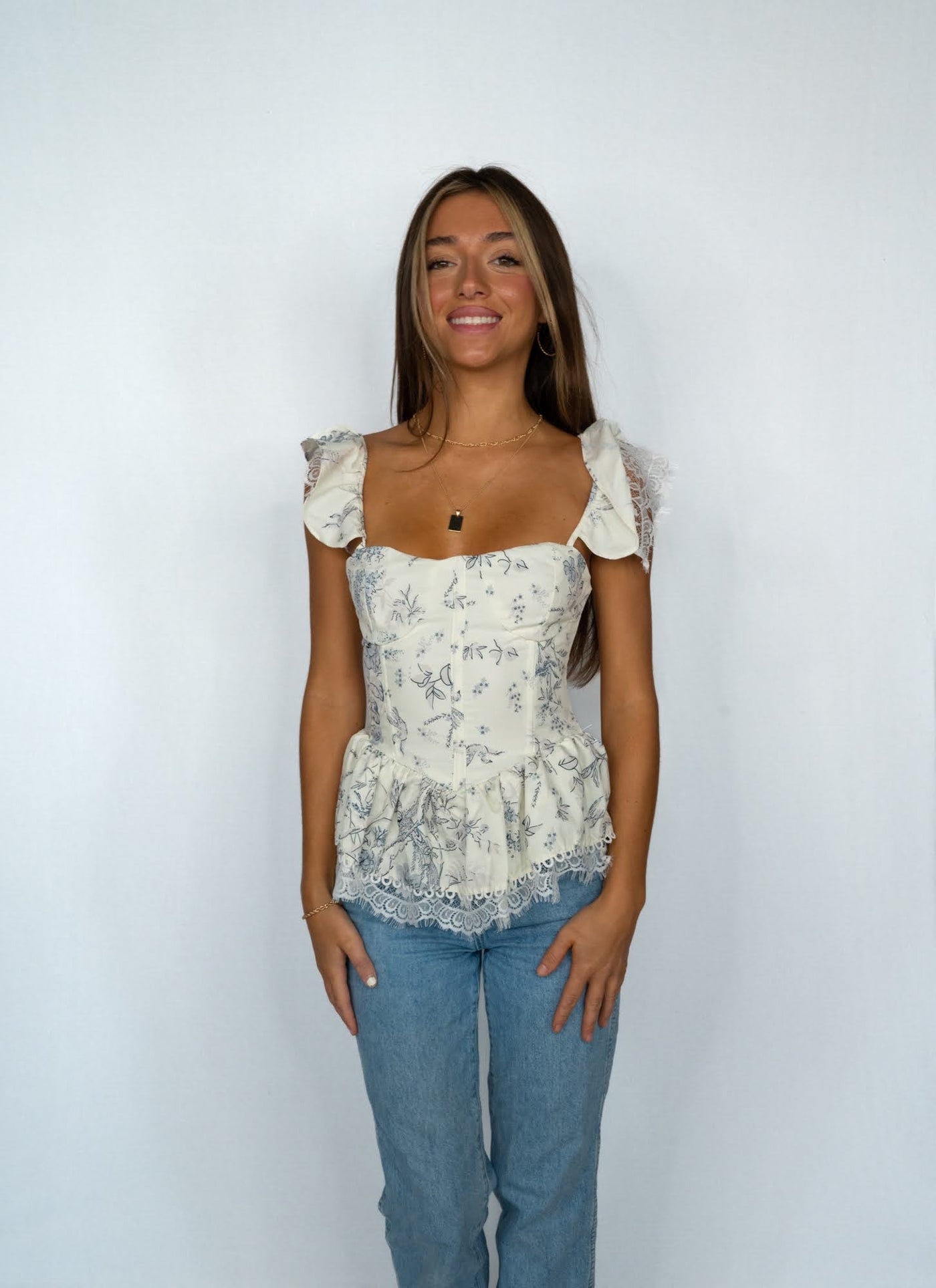 Helia - Romantic Corset Top