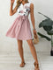 Daisy | Schattige Bloemenprint Jurk met Strikriem