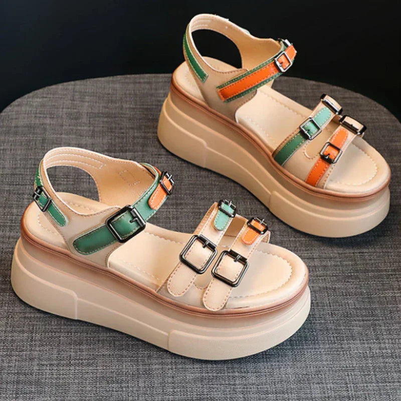 Ketaly - Non-slip sandals with thick soles