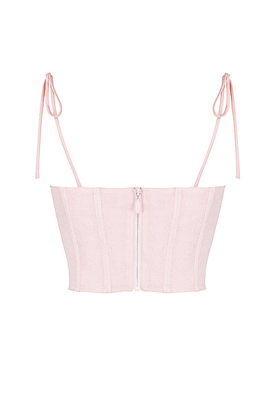 Indira - Delicate Chiffon Corset Top