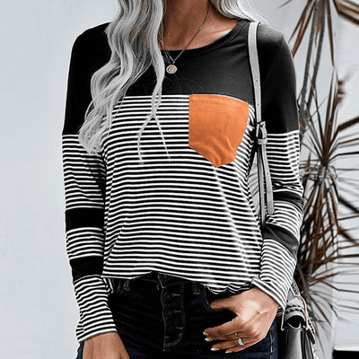Gladyss - Trendy striped shirt for women