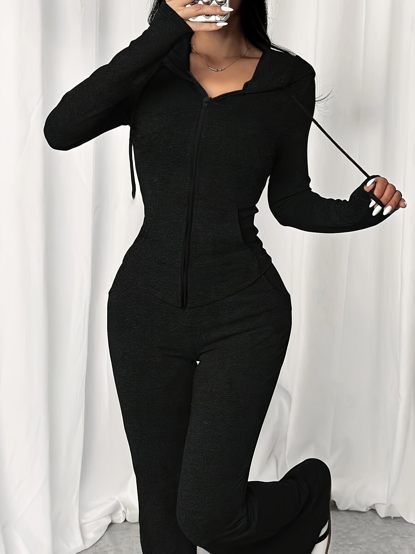 Desirae | Stylish Women's Tracksuit Set with Hood