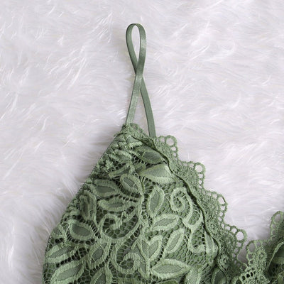Galia - Seductive Lace Bralette Crop Top