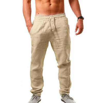 Luchtige linnen broek voor heren | Perfect voor lente/zomer