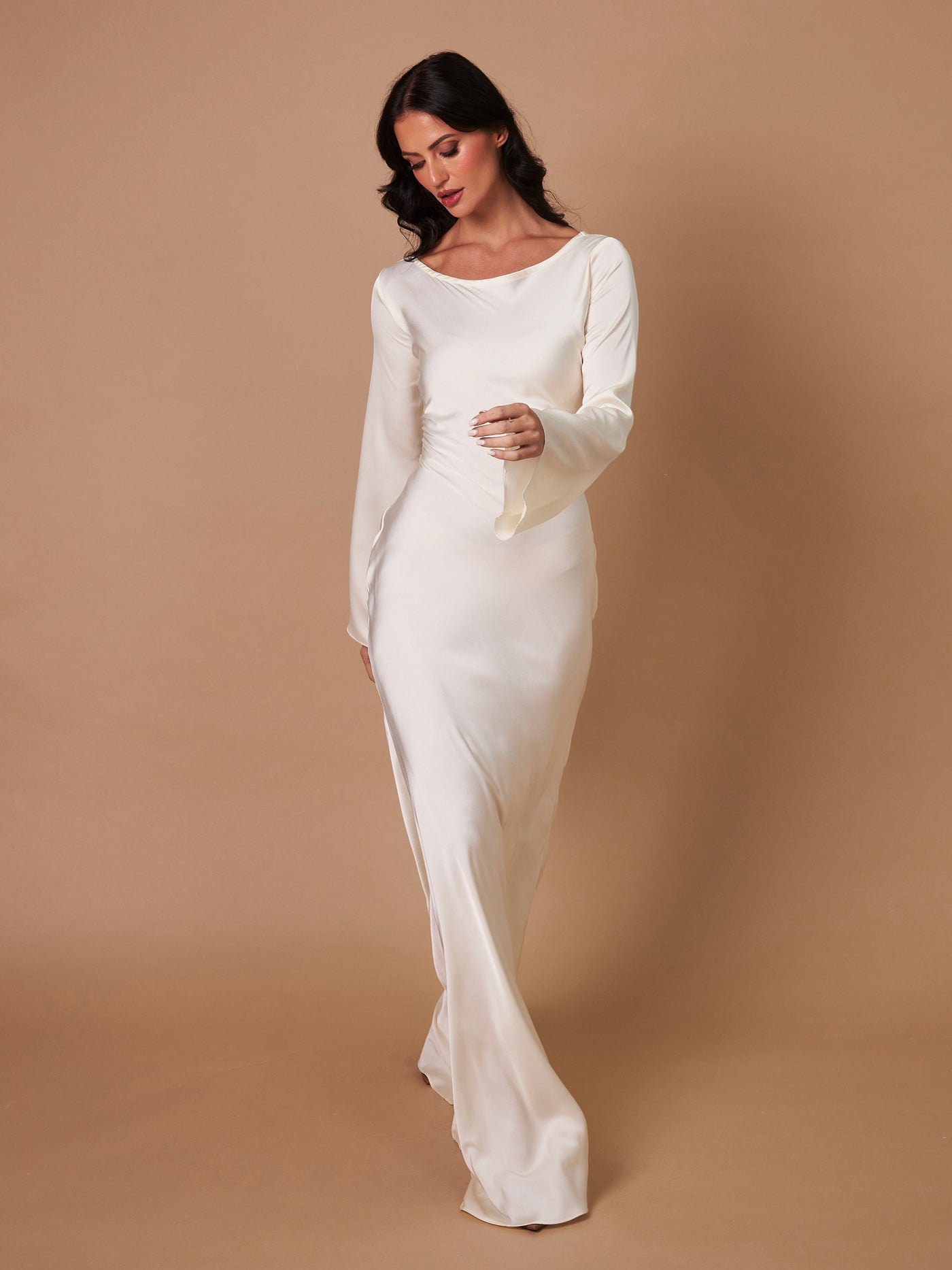Merliah - Lange Mouwen Gown Voor Dames - Klassiek & Tijdloos