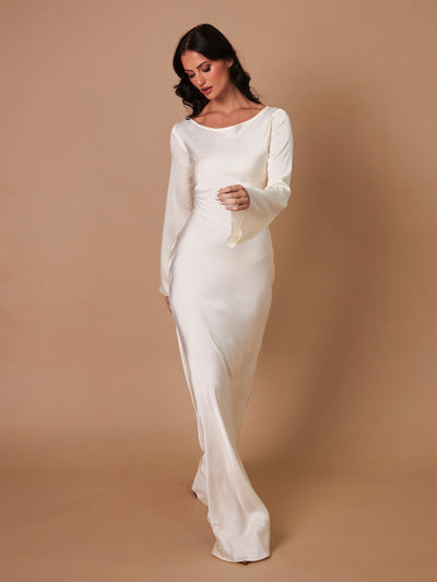 Merliah - Lange Mouwen Gown Voor Dames - Klassiek & Tijdloos