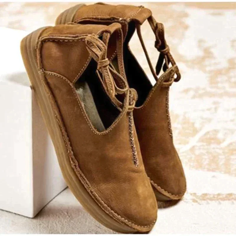 High-quality leather women's shoes for autumn