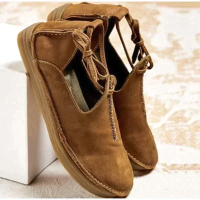High-quality leather women's shoes for autumn