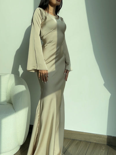 Merliah - Lange Mouwen Gown Voor Dames - Klassiek & Tijdloos