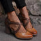 Mia - Leren clogsandalen voor dames met hak, stijlvol en comfortabel