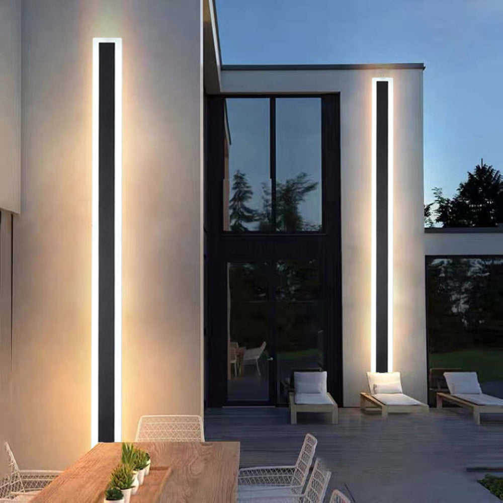 Ameran – Modern LED Outdoor Wall Light Black Metal For Garden Balcony
