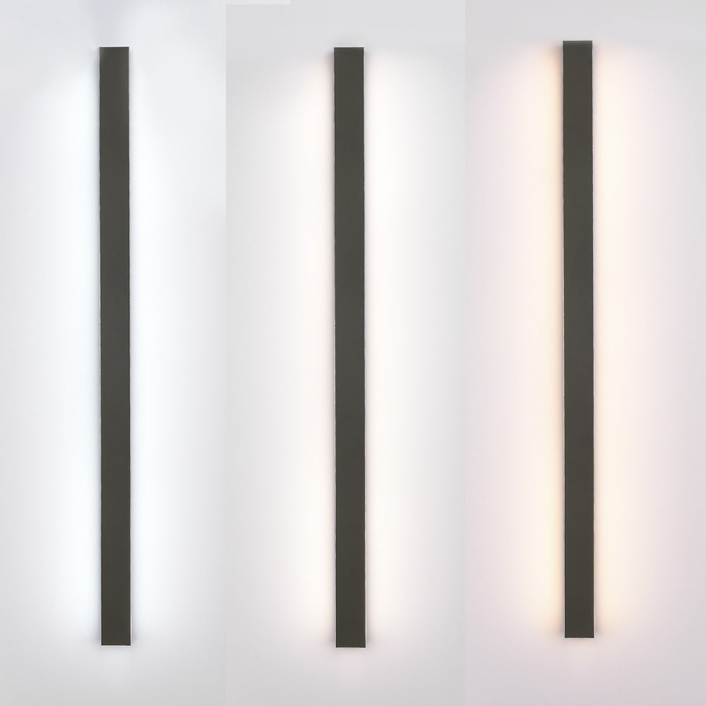 Raylume – Modern Linear Outdoor Wall Light Metal Acrylic