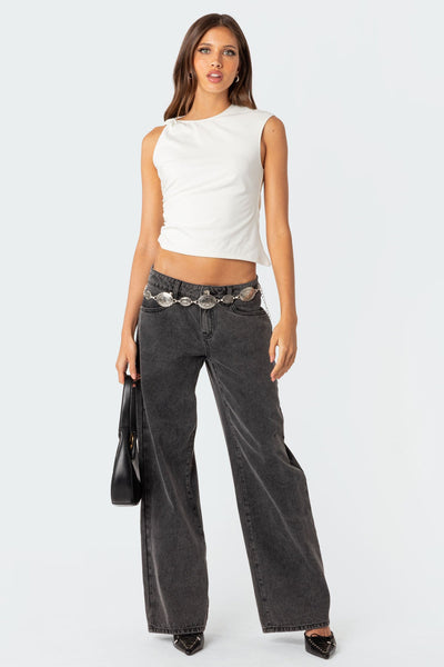 Lunette - The retro flair jeans with a low waist