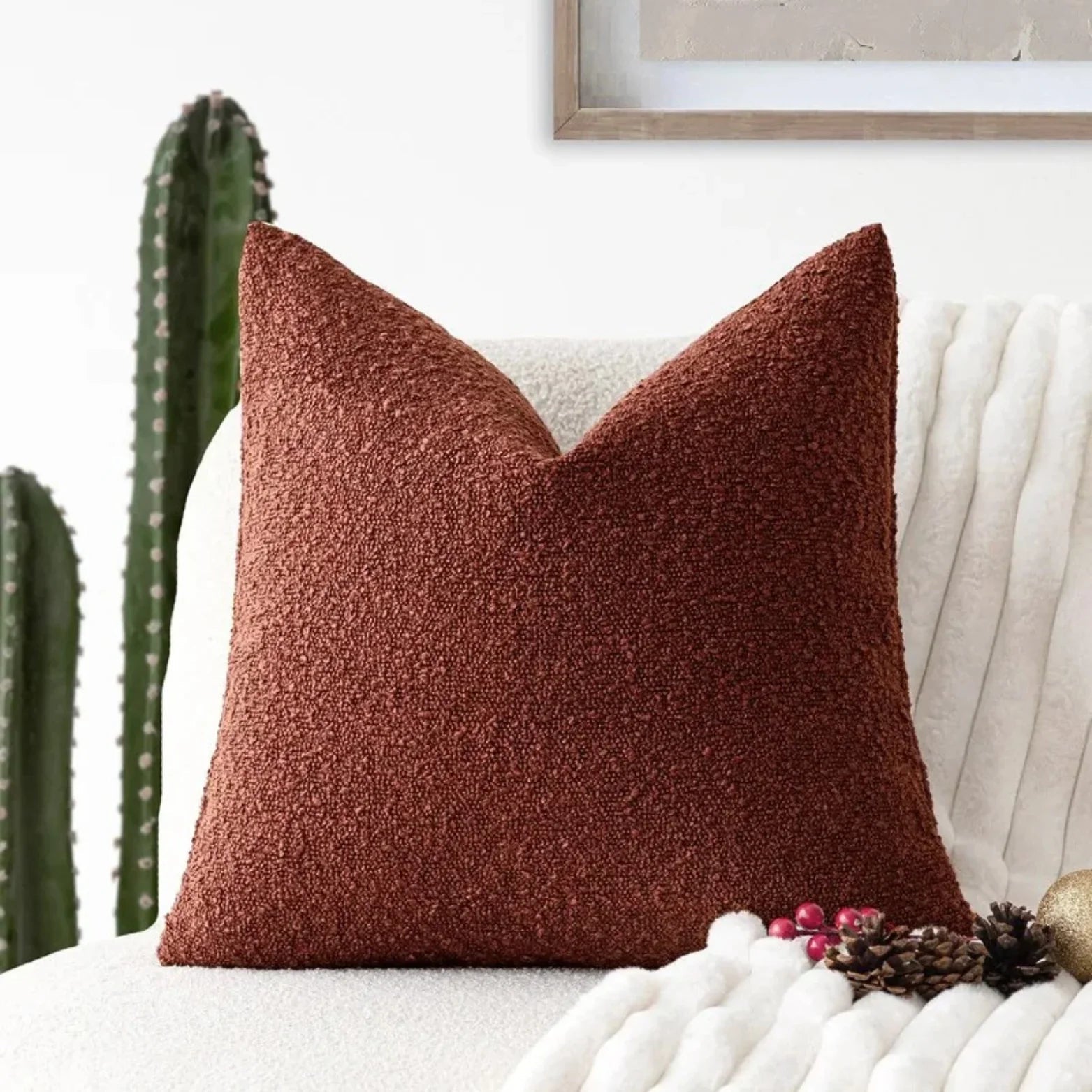 Parion - Premium Boucle Cushion Cover 45cm x 45cm