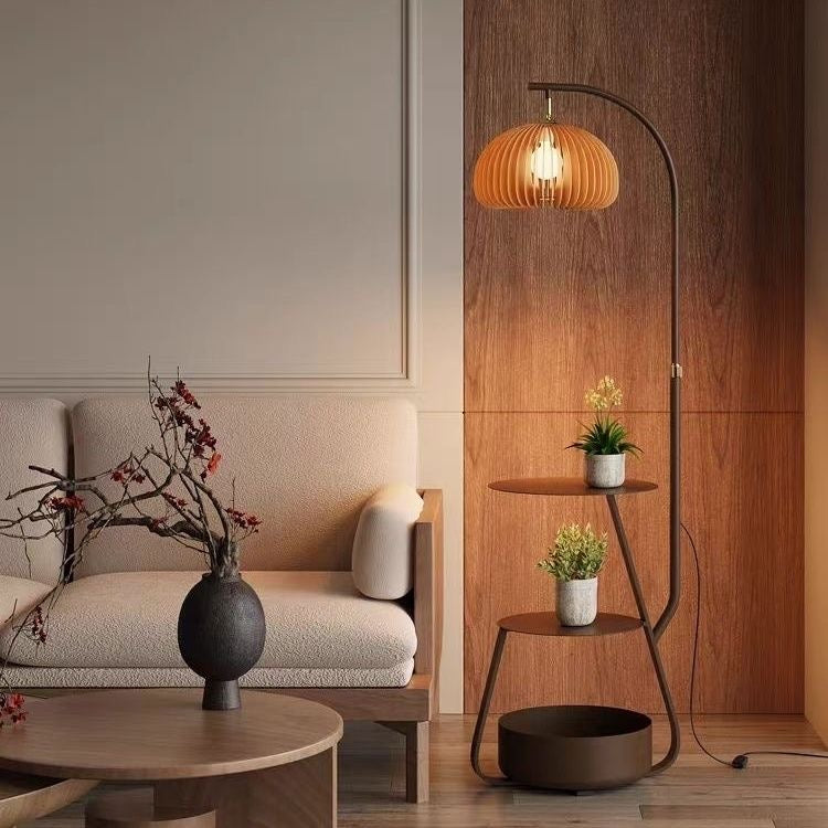 Elarionn - Industrial Bronze Tiered Plant Stand Light