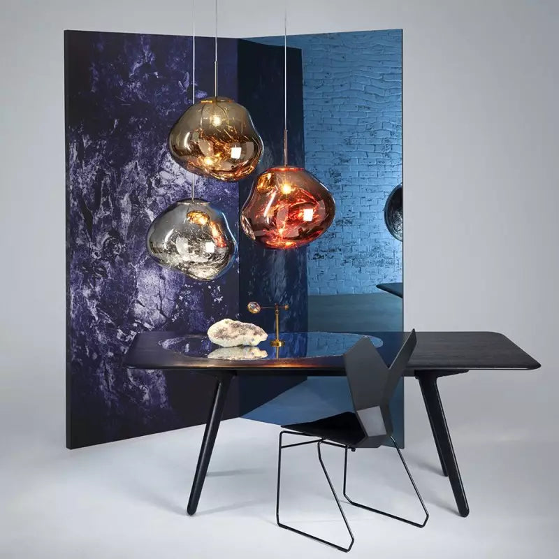 Lordia - Molten Lava Irregular Glass Pendant Light