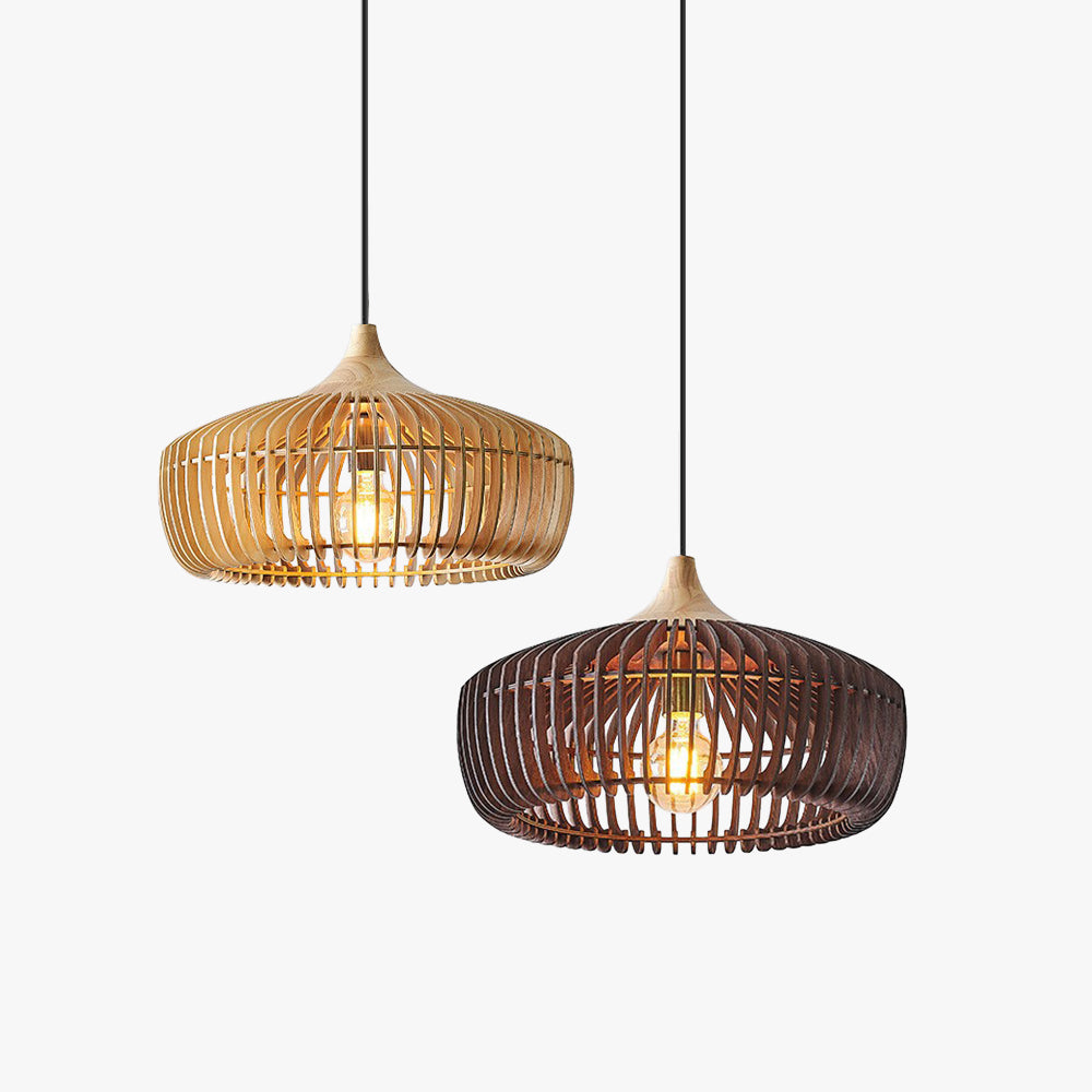 Rionda - Wood Nordic Japanese Pendant Light