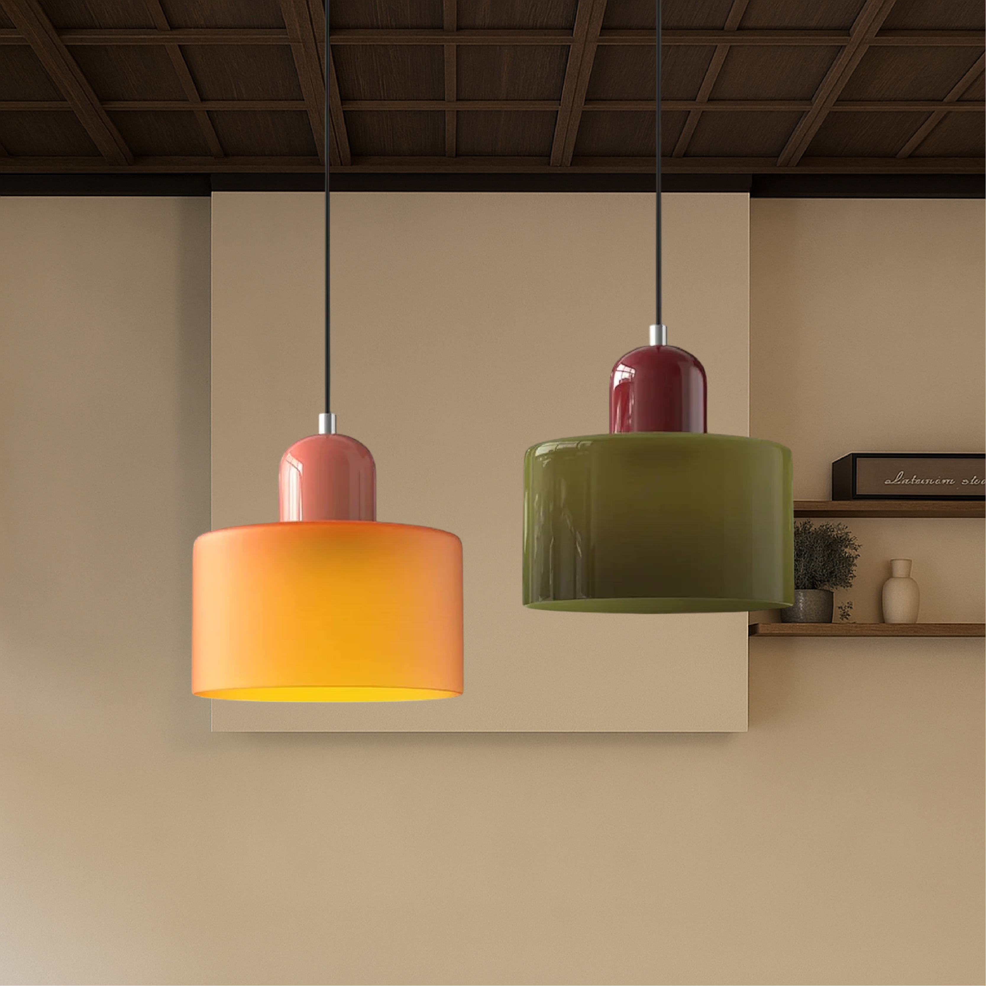 Larande - Retro Glass Pendant Light