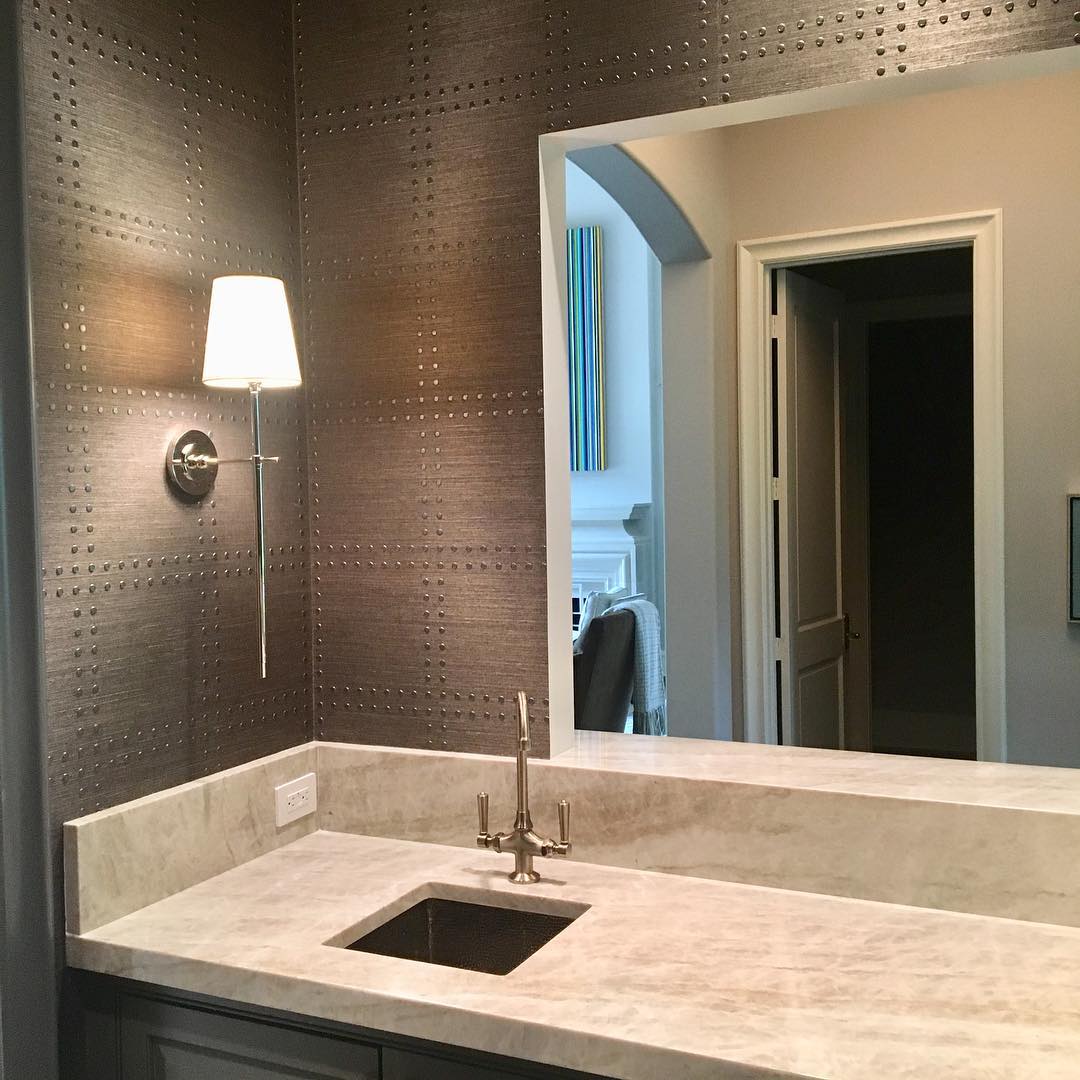 Belarion - Brass Fabric Tapered Shade Wall Sconce