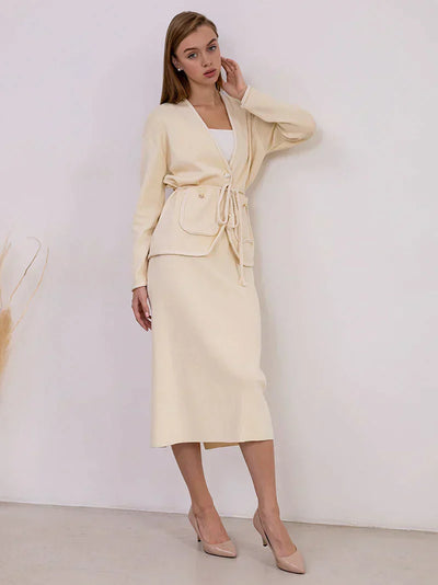 Heloise - Vest with Skirt Set