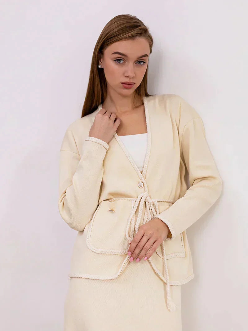 Heloise - Vest with Skirt Set