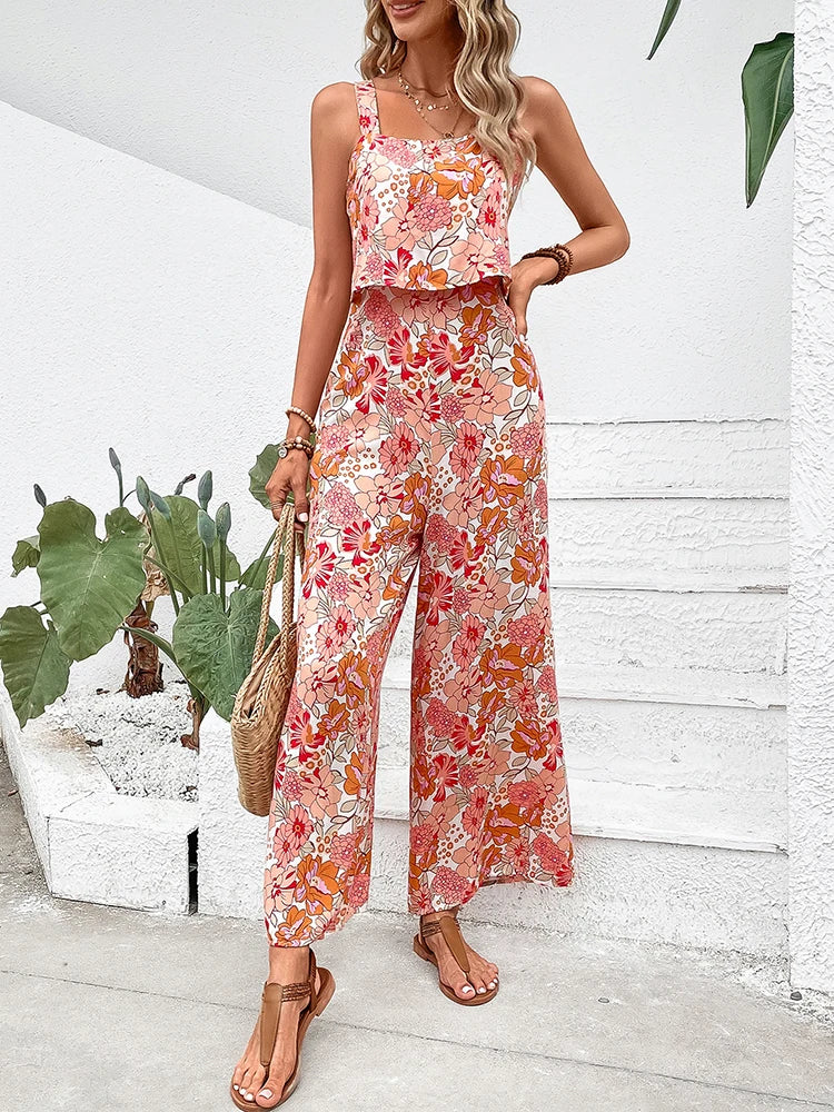 Ginevra - Versatile Floral Ensemble for Casual Elegance